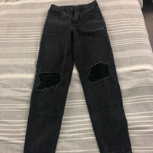 Pretty little thing mom jeans size 0